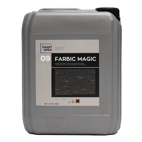 Smart Open FARBIC MAGIC 09 Универсальный очиститель интерьера с консервантом (5л)